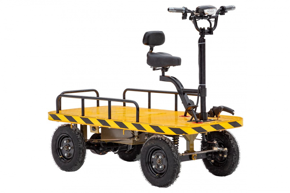 Платформенная тележка электрическая Rutrike СКЛАД 1500
